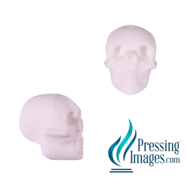 Skull Silicone Beads 3 pack