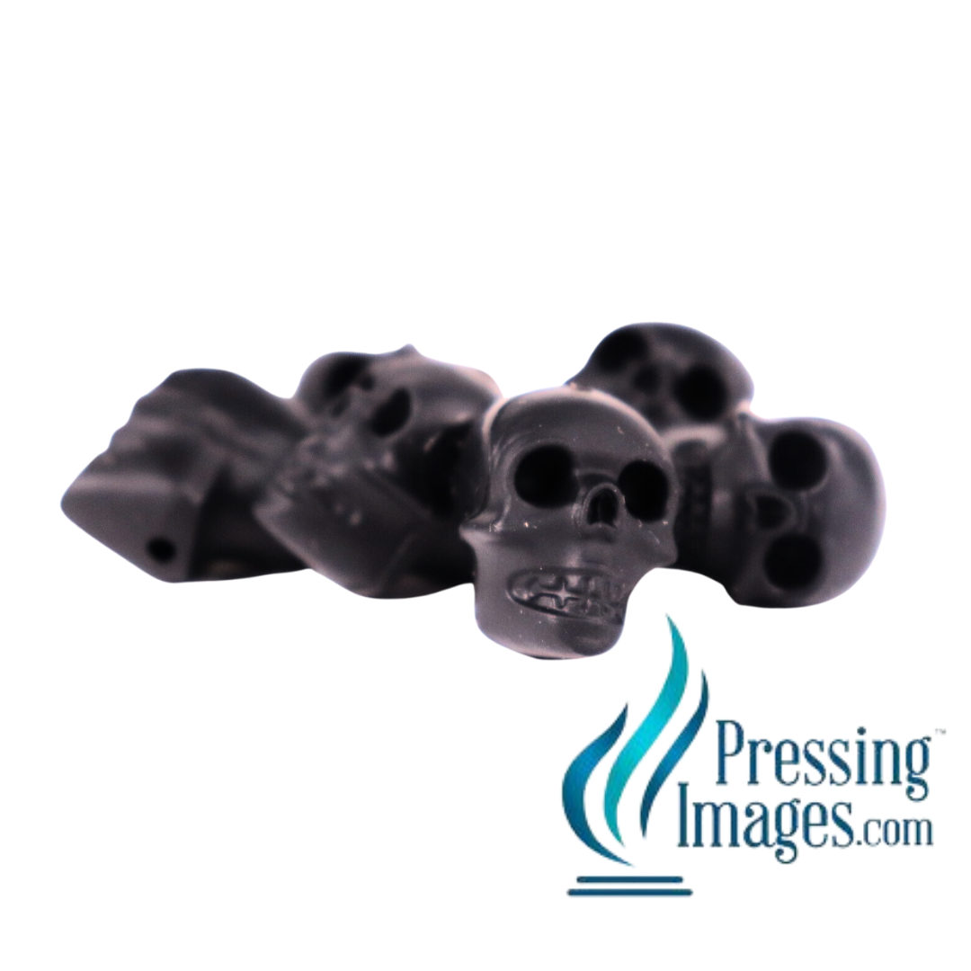 Skull Silicone Beads 3 pack