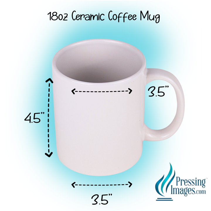 18oz Ceramic Mug for Sublimation