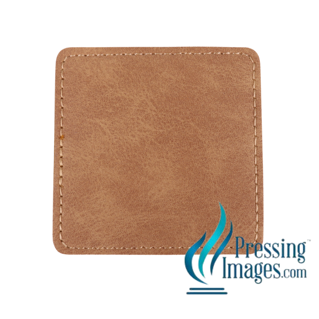 Laser Engraving Faux Leather Patch