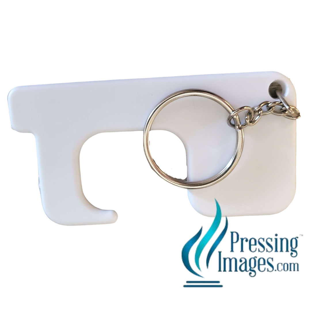 No Contact Polymer Key Chain