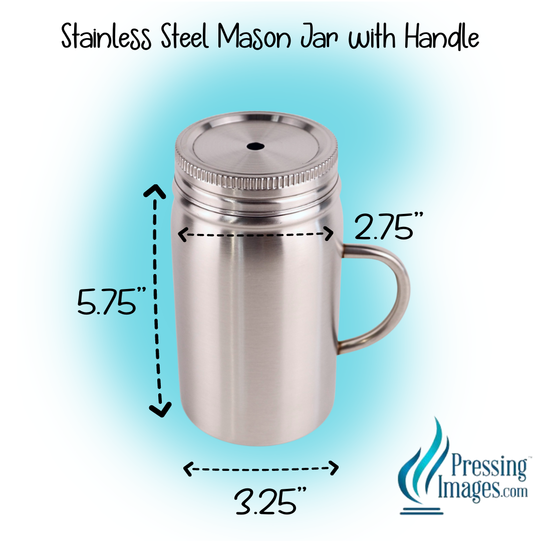 Mason Jar with Handle - 220012