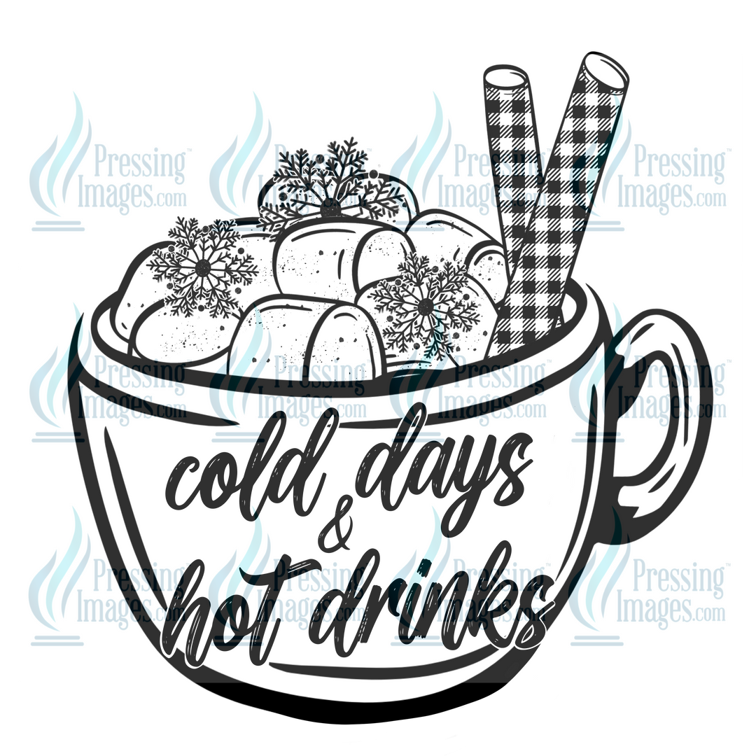 Decal: 1495 Cold Days Hot Drinks