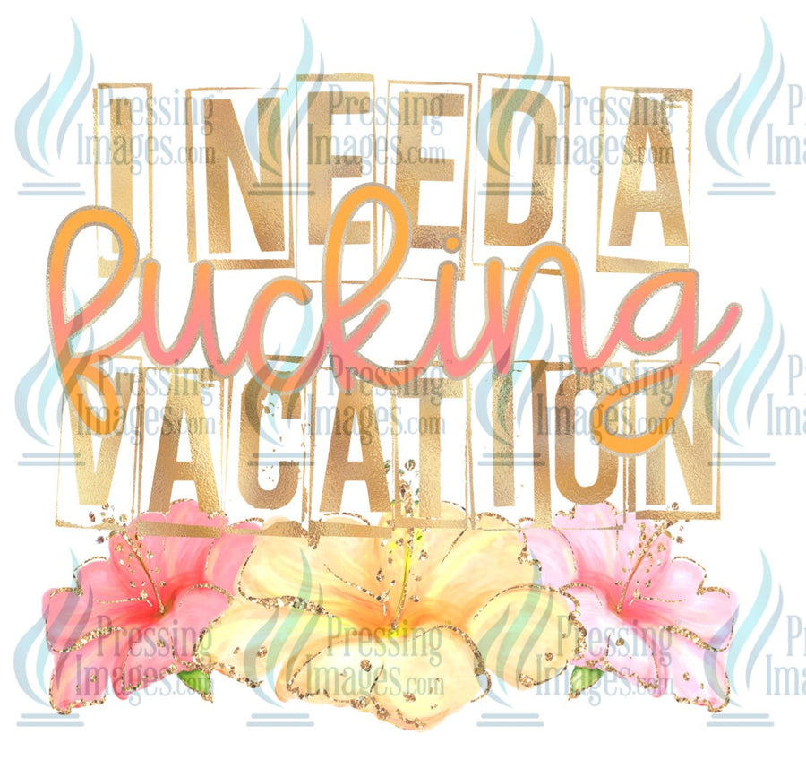 Decal: I need a vacation
