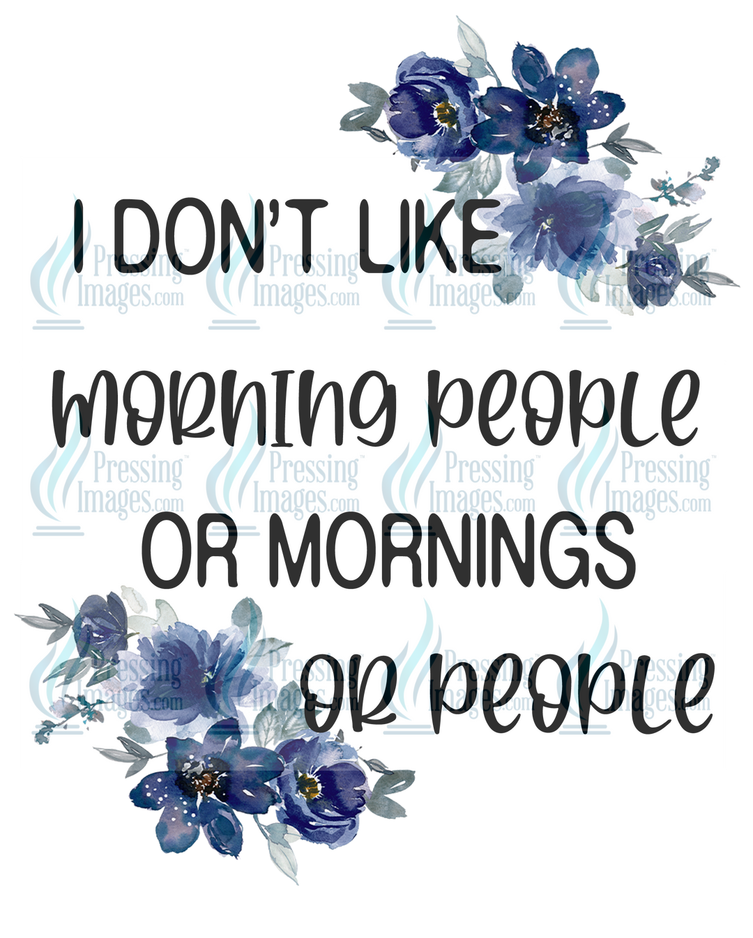 Decal: 1956 I dont like morning people or mornings or people