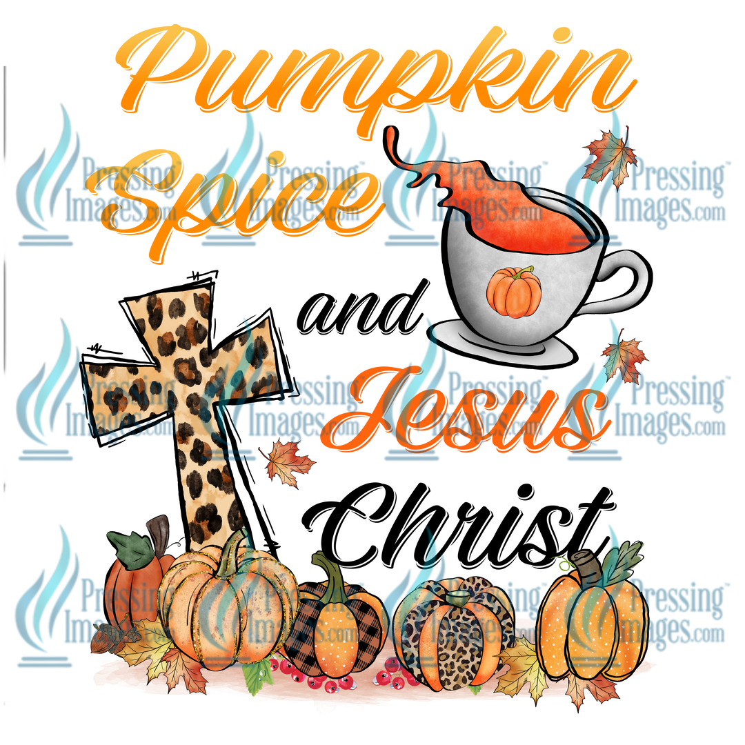 Decal: 1116 Pumpkin Spice And Jesus Christ