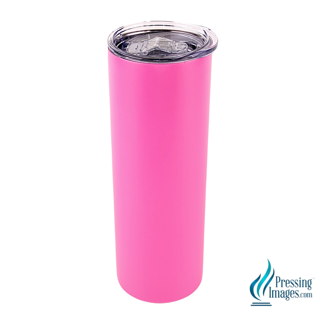 20oz Matte Hot Pink Skinny Straight for Sublimation - 110043