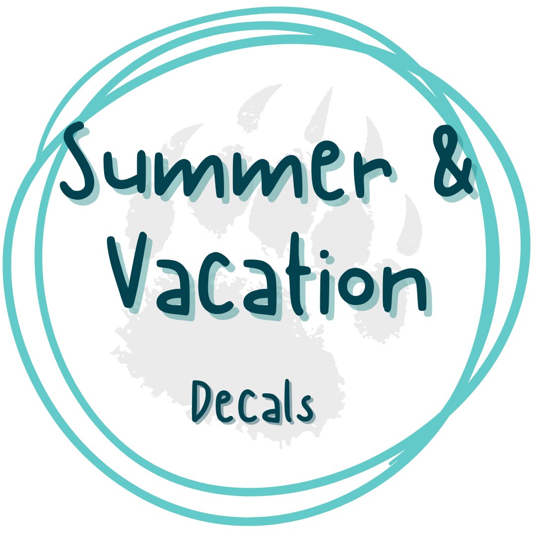 Summer | Vacation - Decals