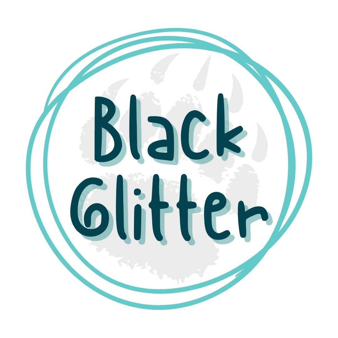 Black Glitter - Pressing Images