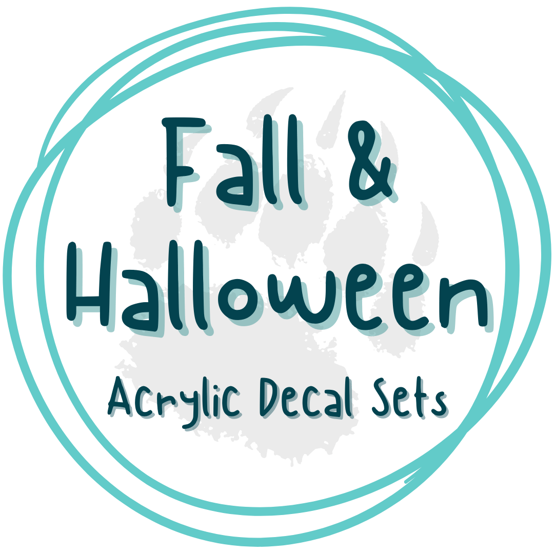 Fall & Halloween Acrylic Sets - Pressing Images