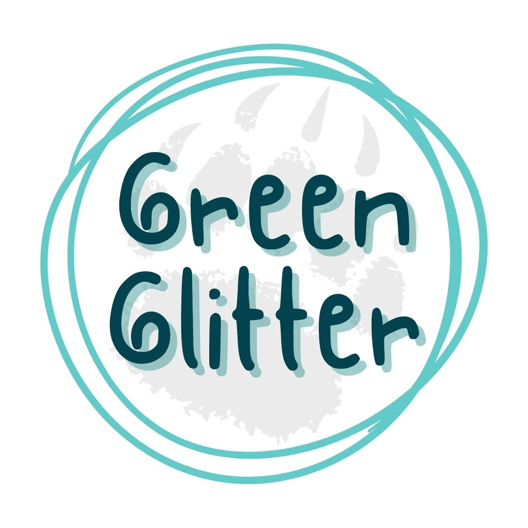 Green Glitter - Pressing Images