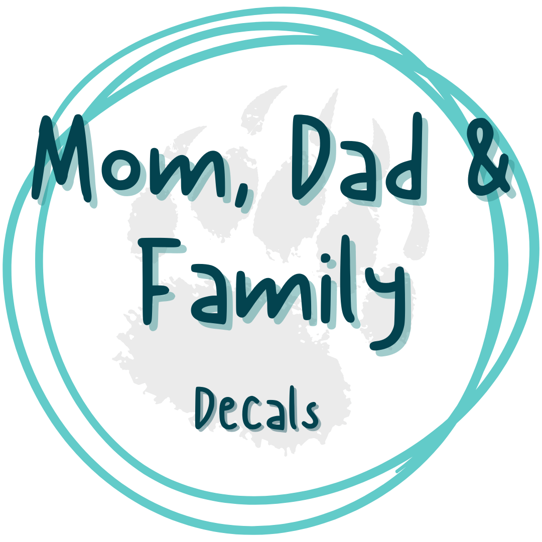 Mom | Dad | Family - Decals - Pressing Images