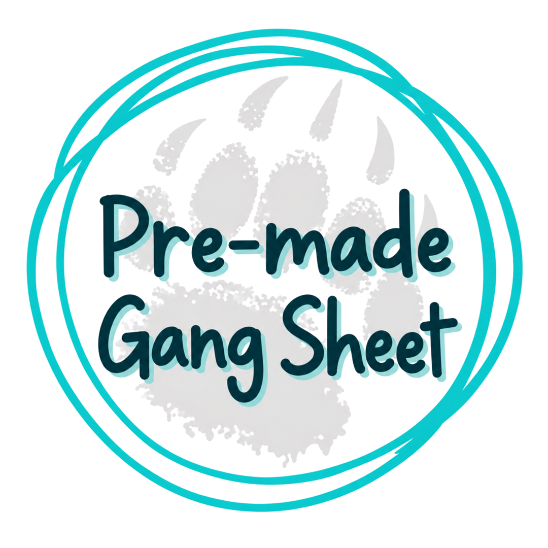 Premade DTF Gang Sheet Transfers Canada