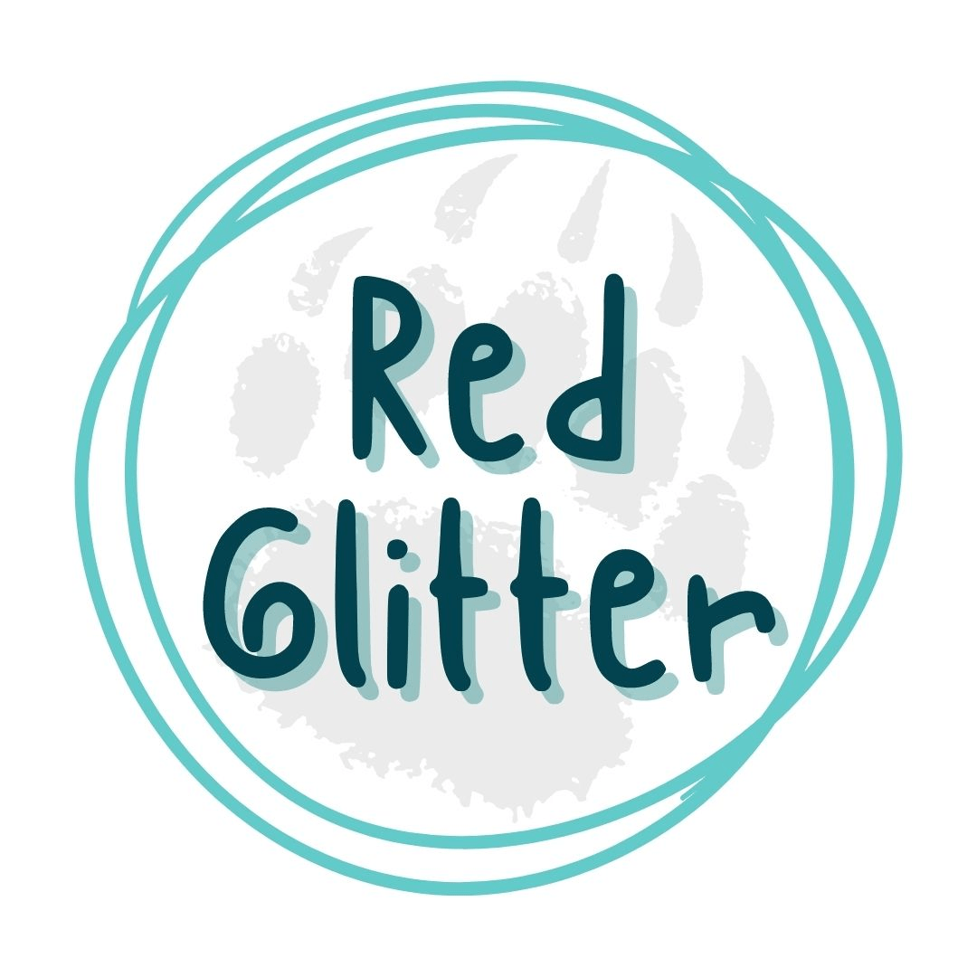 Red Glitter - Pressing Images