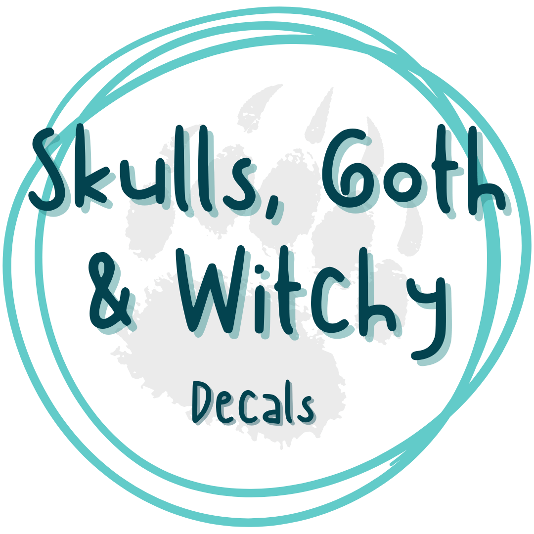 Skulls | Goth | Witchy - Decals - Pressing Images