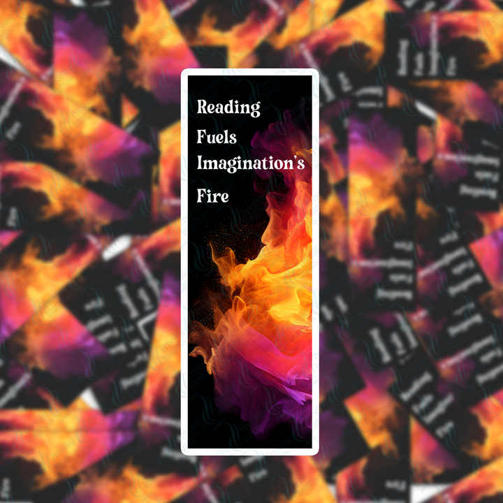 PI 0337 Imaginations Fire Bookmark Decal & Acrylic Blank