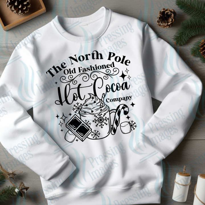 DTF 3259 North Pole old fashioned  hot cocoa company