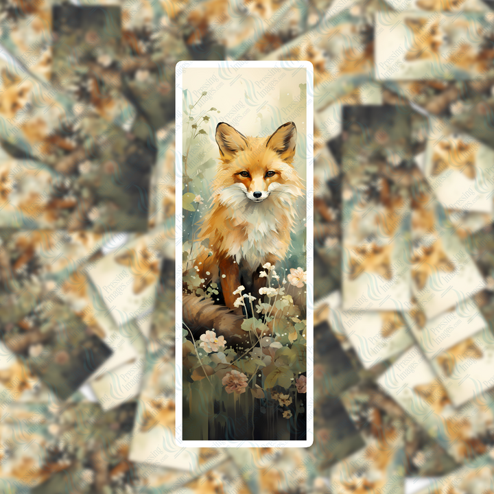 PI 0351 Fox Bookmark Decal & Acrylic Blank