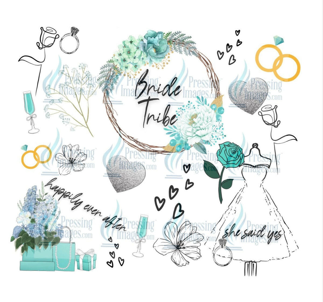 8005 Bride Tribe tumbler Wrap.