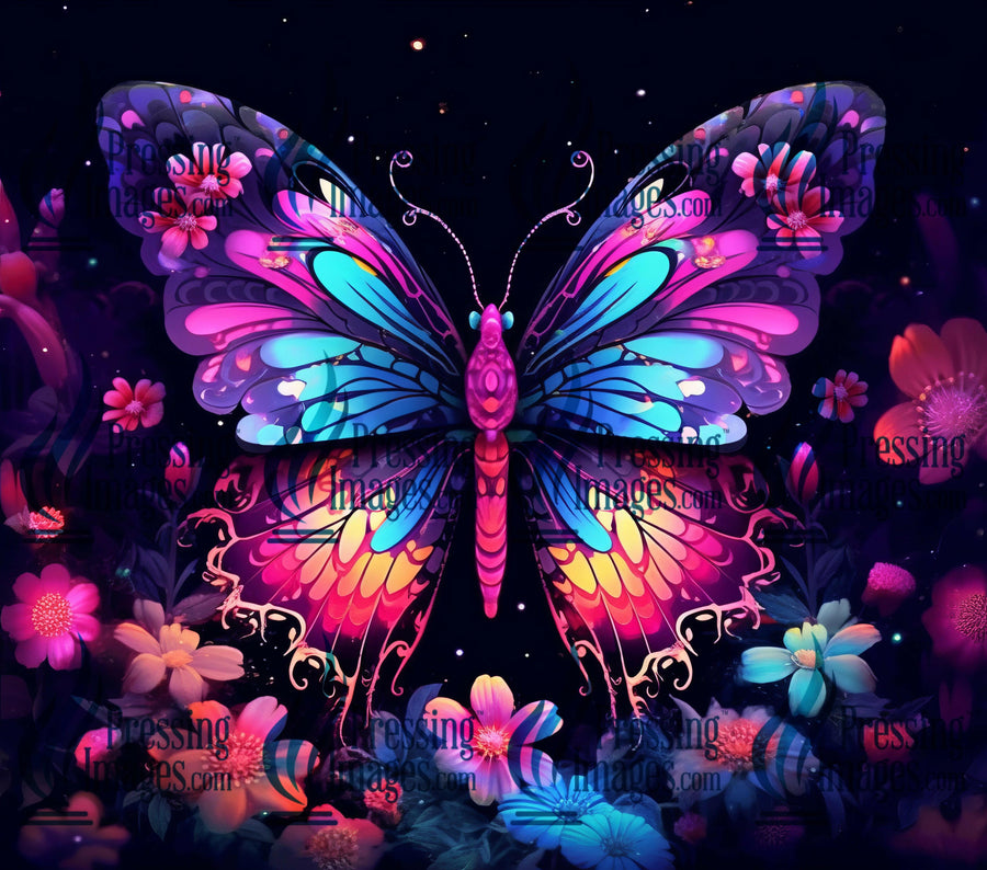 15308 Butterfly tumbler Wrap.