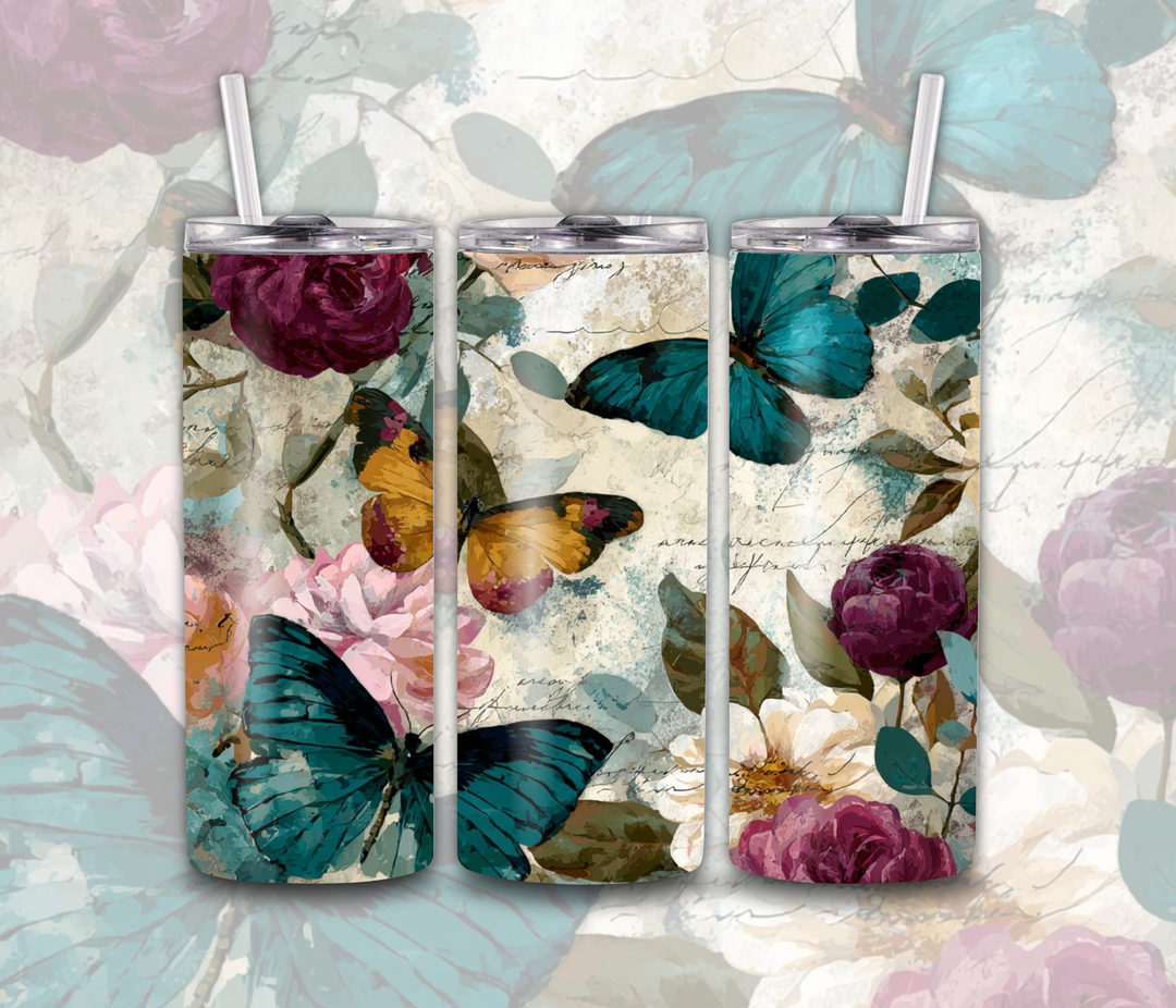 1026 Antique Butterflies