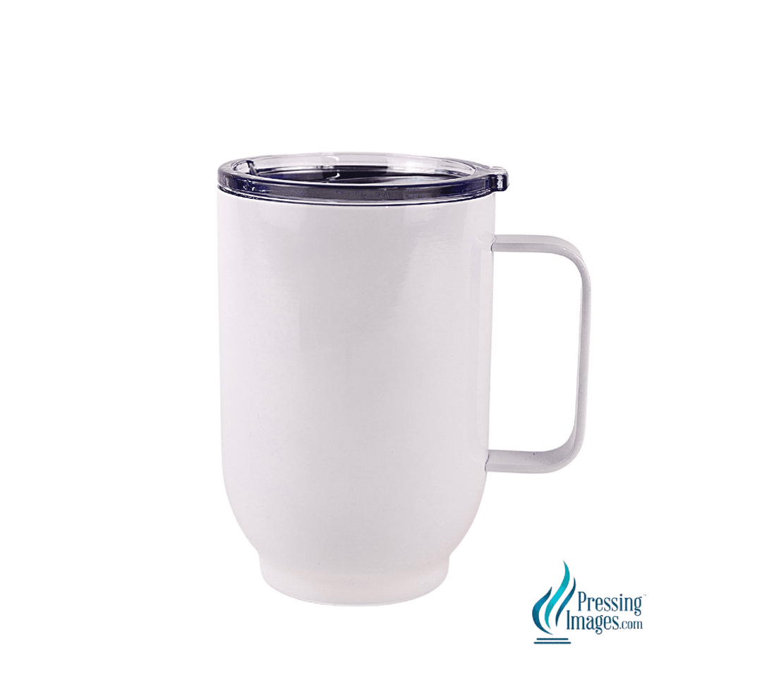 Glossy White 17oz Coffee/Tea Mug - 110004 — Pressing Images Canada