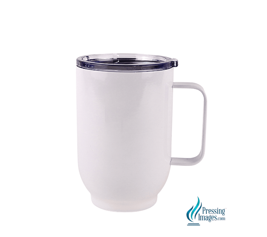 Glossy White 17oz Coffee/Tea Mug - 110004 — Pressing Images Canada