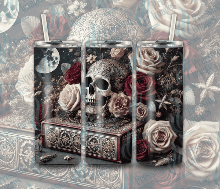 Skull and Books — Pressing Images Canada