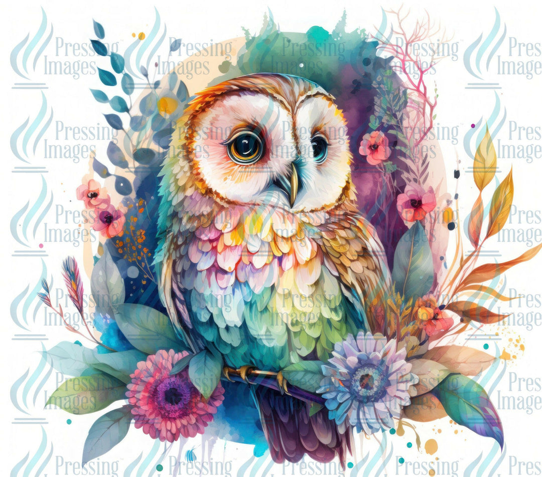 15037 Owl Tumbler Wrap.