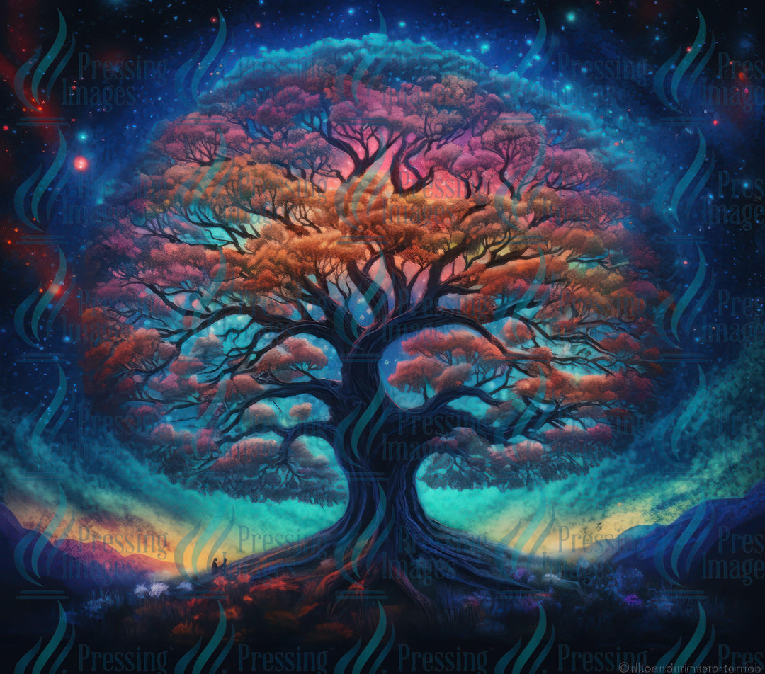 15050 Galaxy Tree of Life Tumbler Wrap.