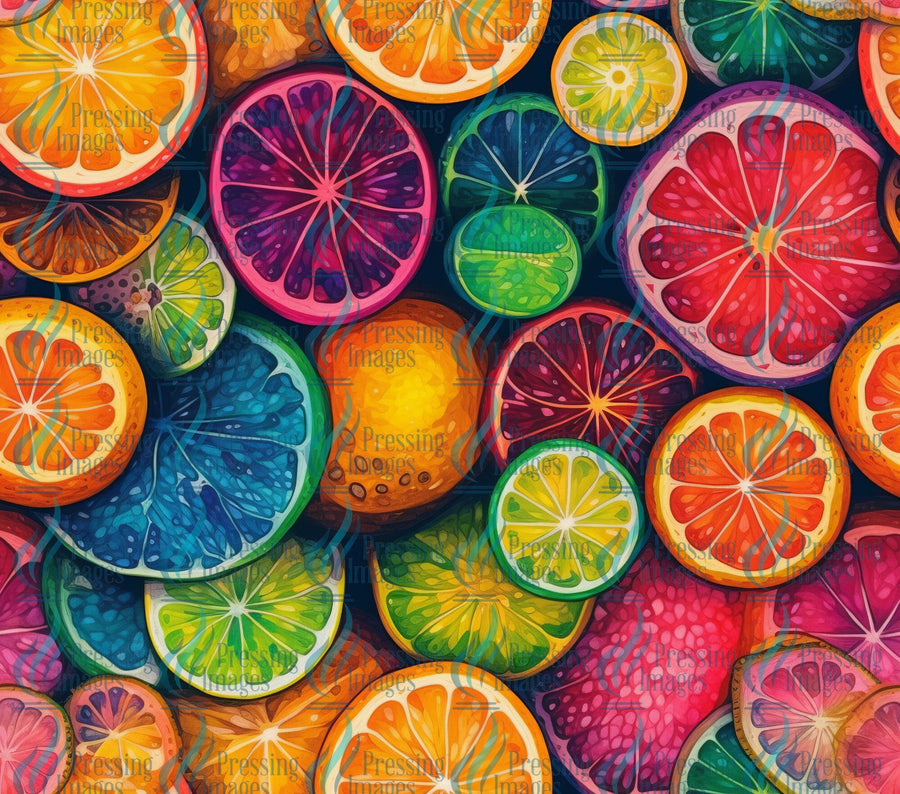 15068 Fruit Slices Tumbler Wrap.