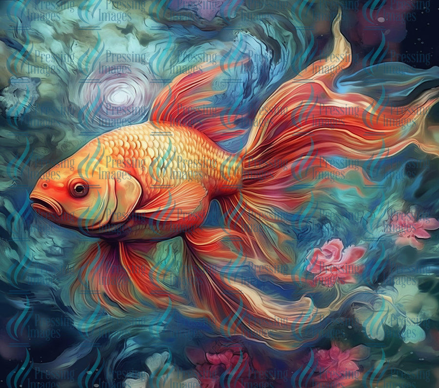 15069 Goldfish Tumbler Wrap.