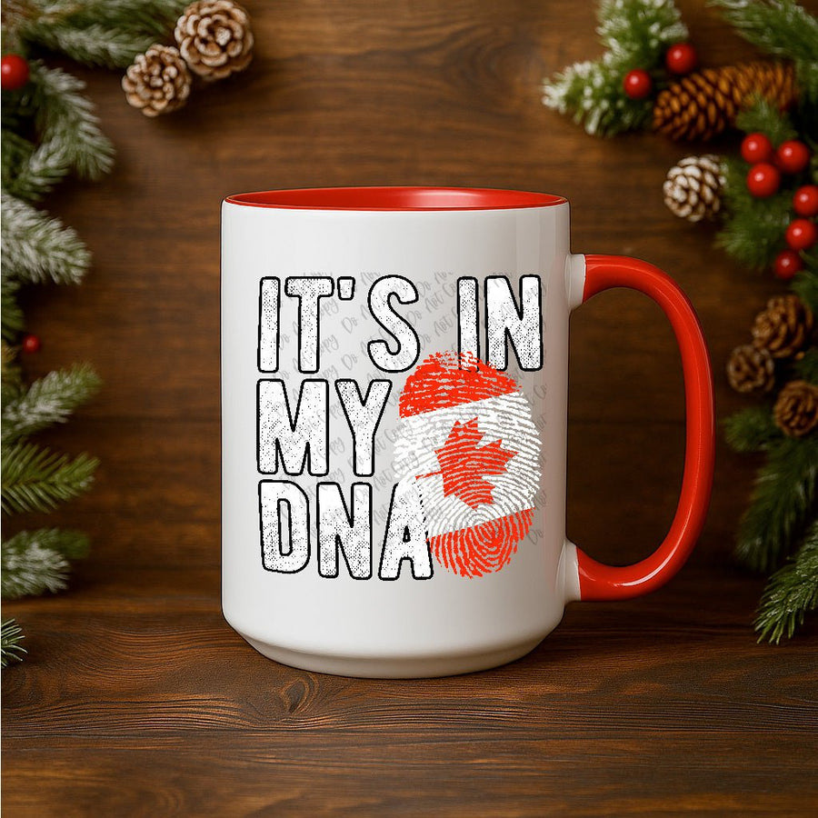 15oz Ceramic Mug - In My DNA - Pressing Images