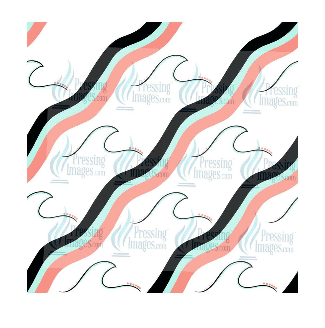 4809 Waves Tumbler Wrap.