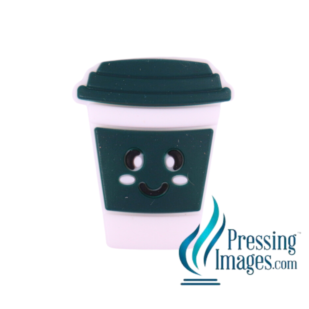 Coffee Cup Silicone Beads