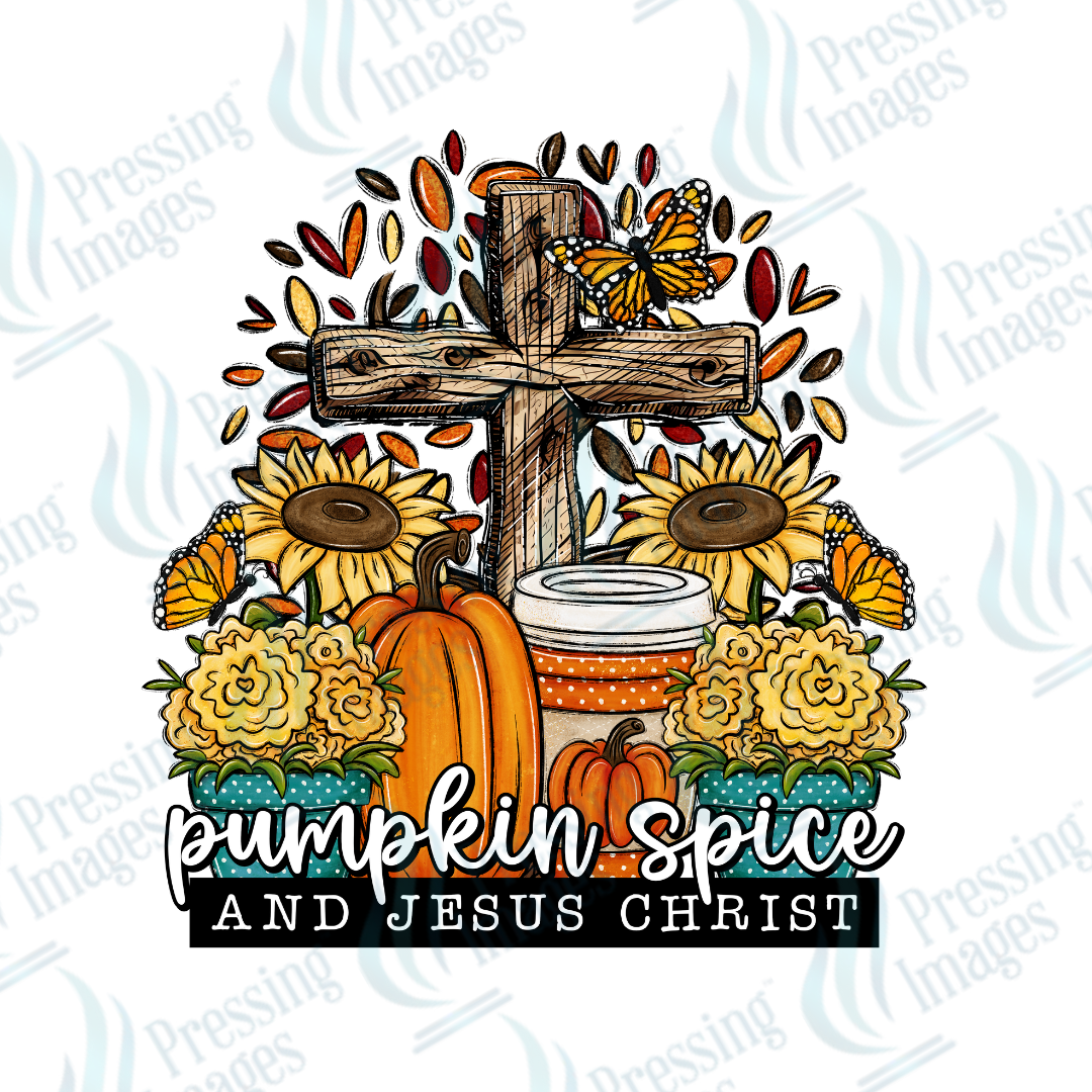 Decal 2007 Pumpkin Spice and Jesus Christ