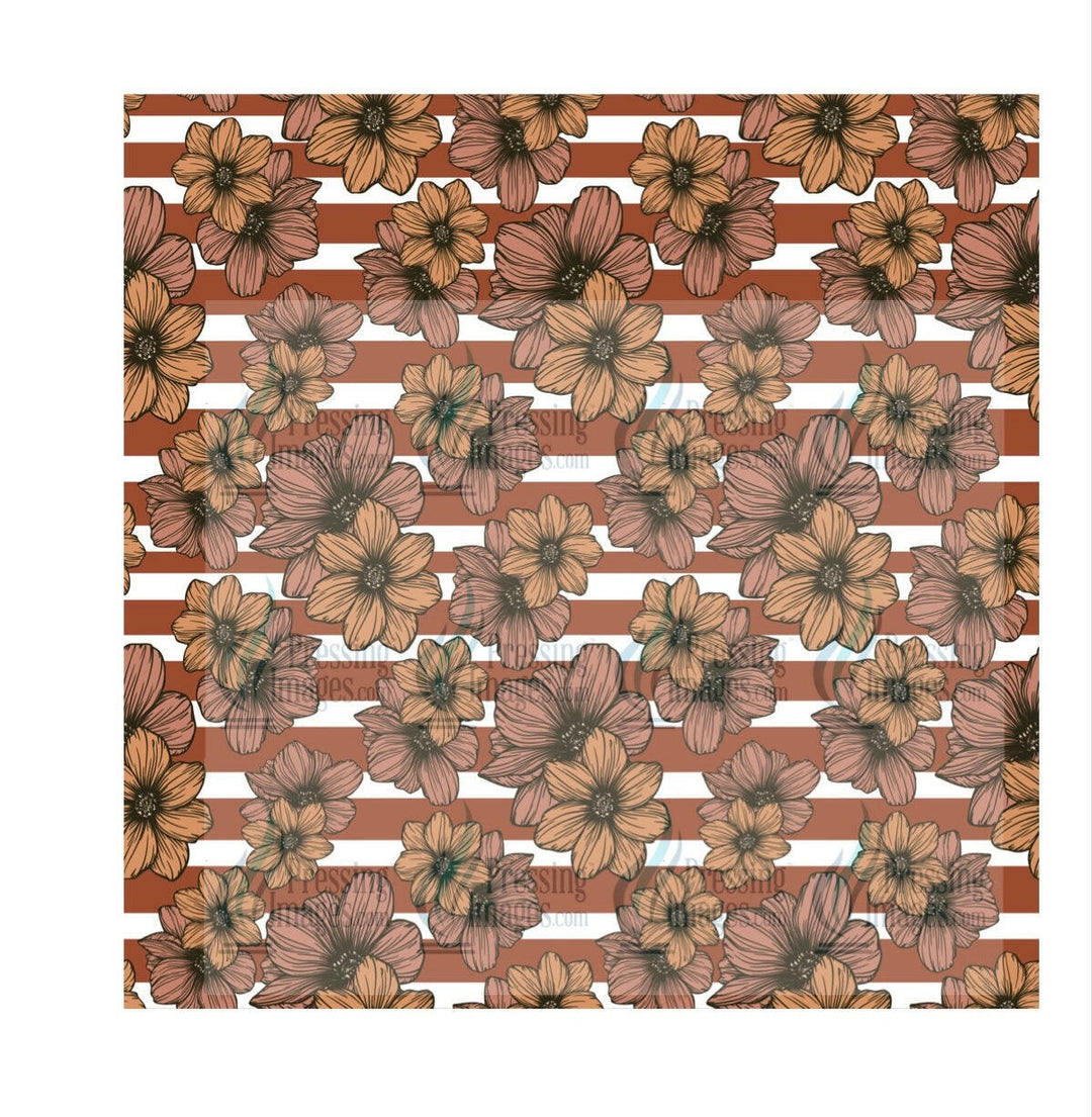 4832 Flowers Tumbler Wrap.
