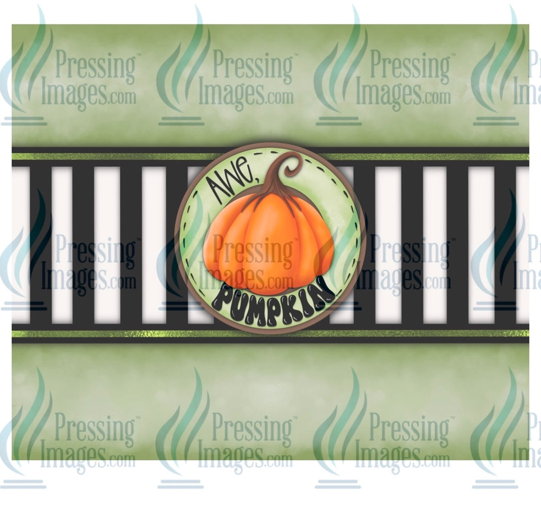 8196 Awe pumpkin tumbler wrap