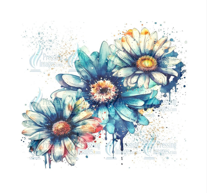 4857 flower Tumbler Wrap.