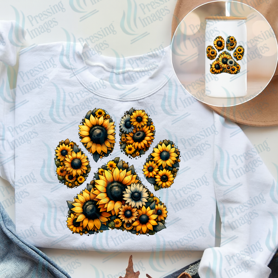 UVD 2356 Sunflower Paw — Pressing Images Canada