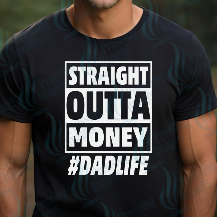 DTF 2583 Straight outta money