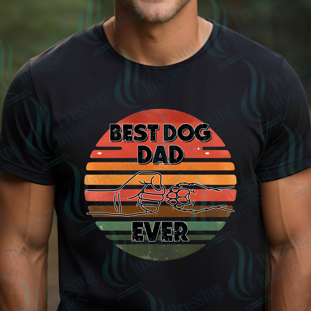 DTF 2677 Best dog dad ever