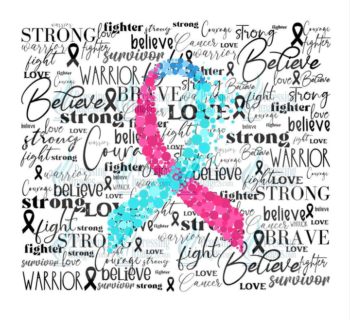 4863 Awareness Tumbler Wrap.