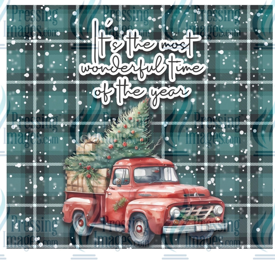 8264 Most wonderful time of year  tumbler wrap