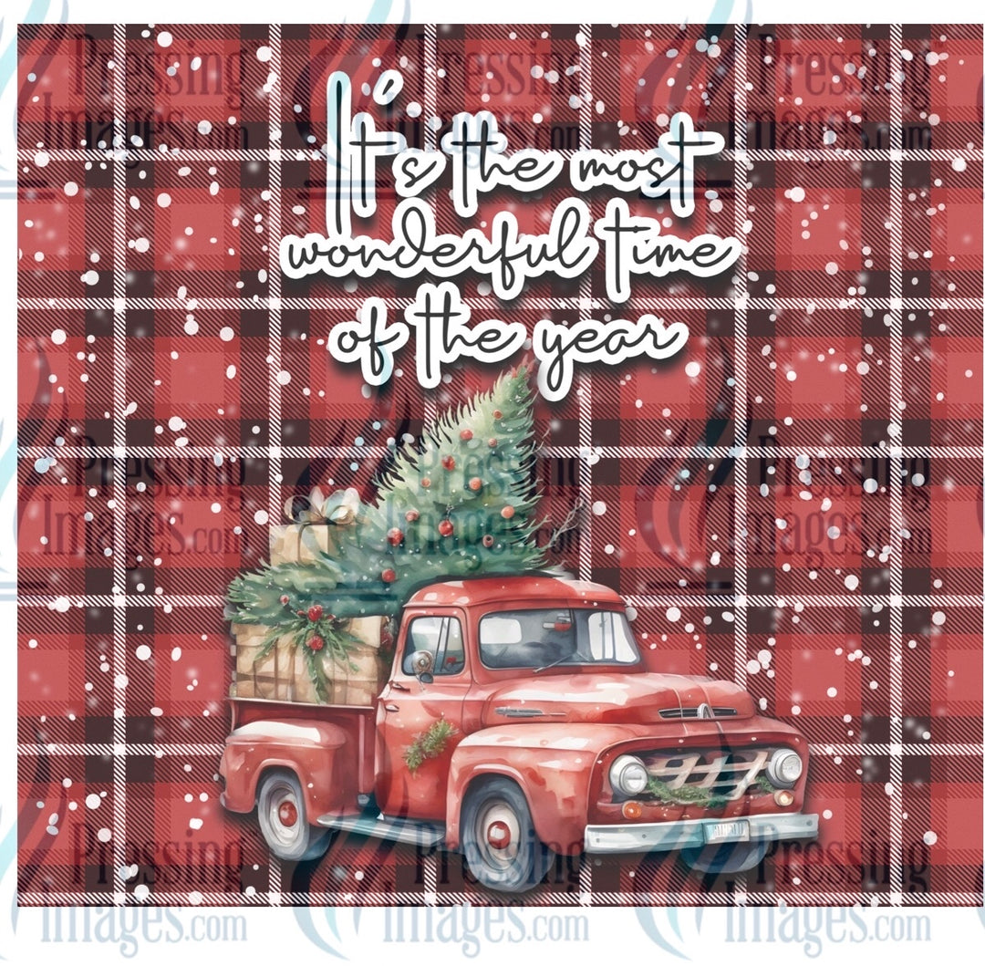 8265 Most wonderful time of year  tumbler wrap