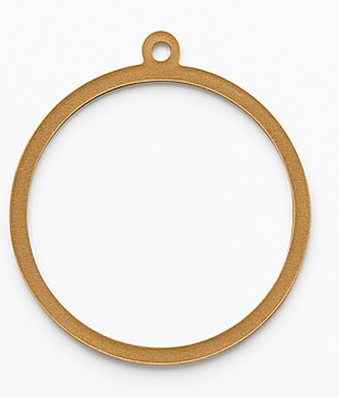 3 Piece Acrylic Shaker Ornament - Pressing Images