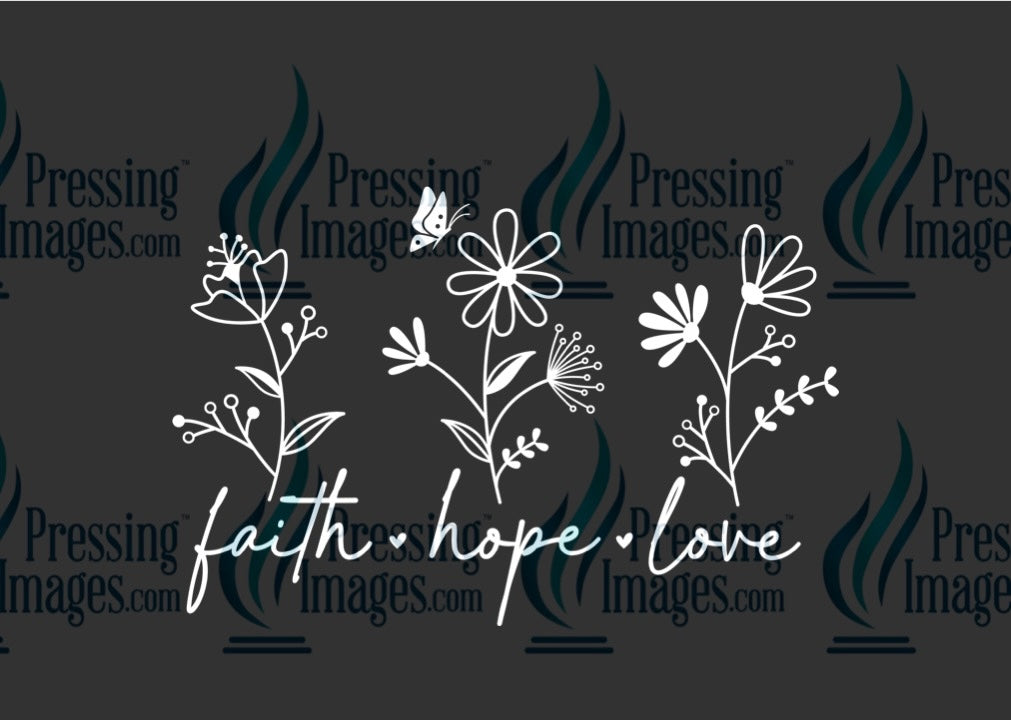 DTF: 1081 Faith hope love