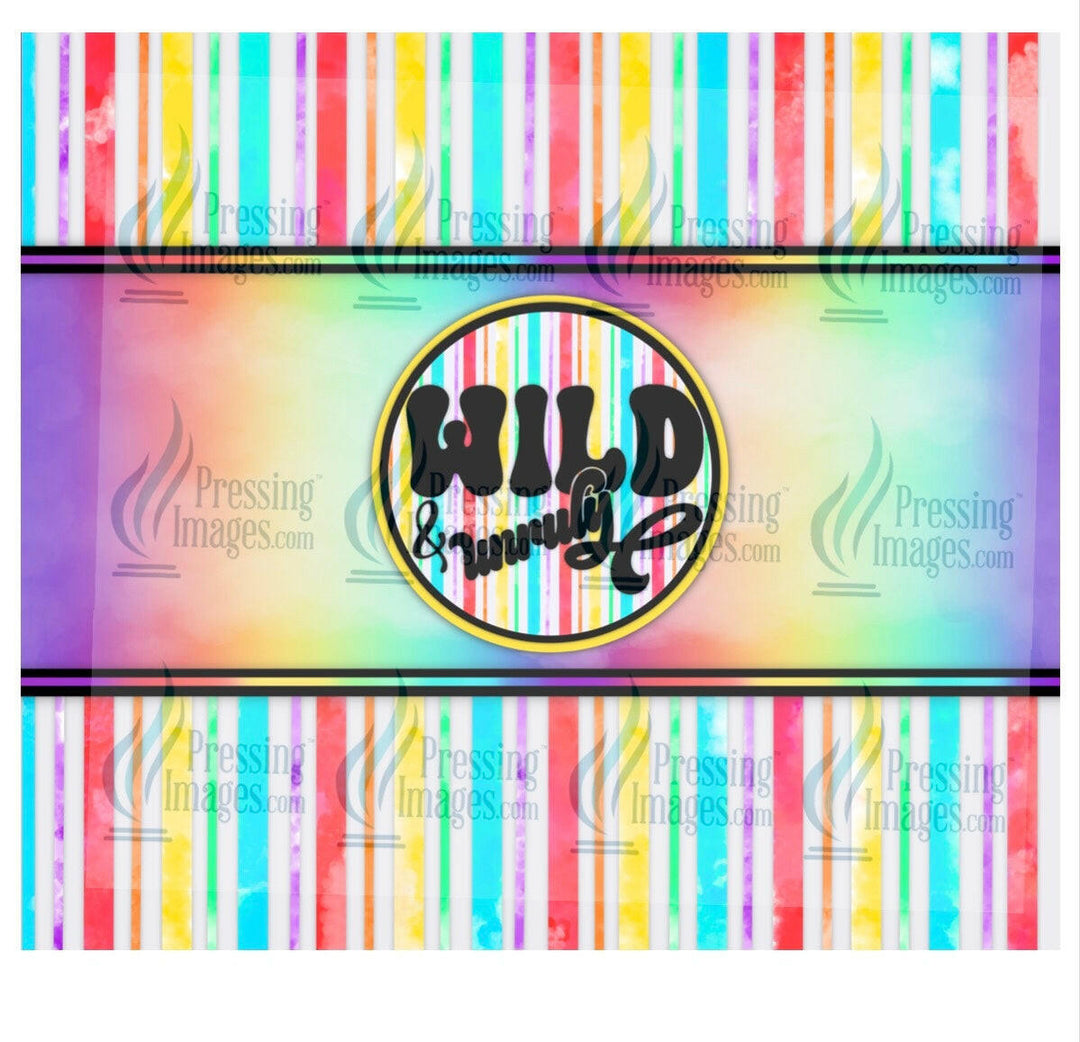 8043 Wild and unruly tumbler Wrap.