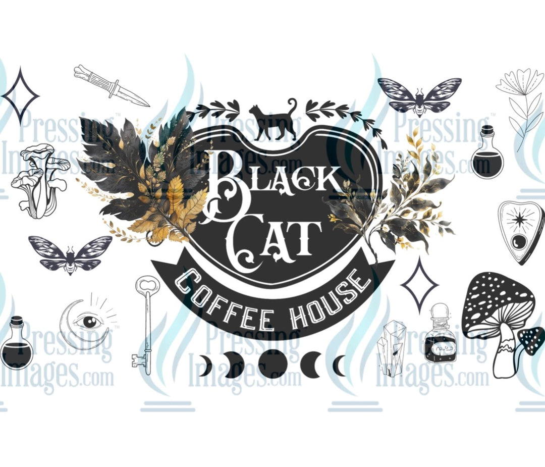 UVW 1237 Black cat coffee