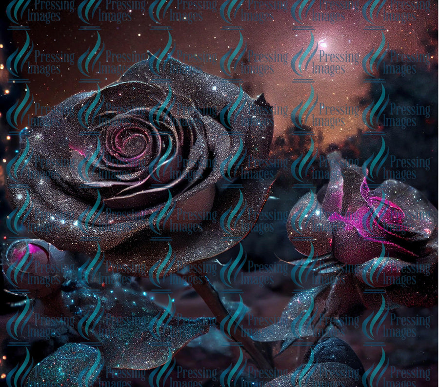 33301 Dark Roses Tumbler Wrap.